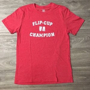 Flip Cup Champion Drinking Game Party T-shirt